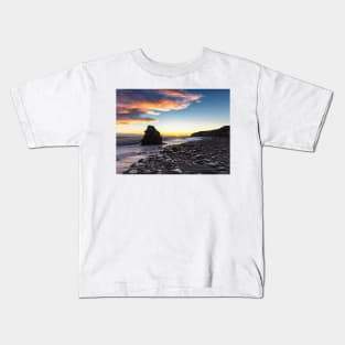 Blast Beach Sunrise Seaham Kids T-Shirt